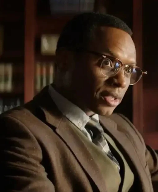 Reacher S02 Malcolm Goodwin Brown Blazer