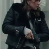 Reacher S02 Serinda Swan Leather Black Jacket