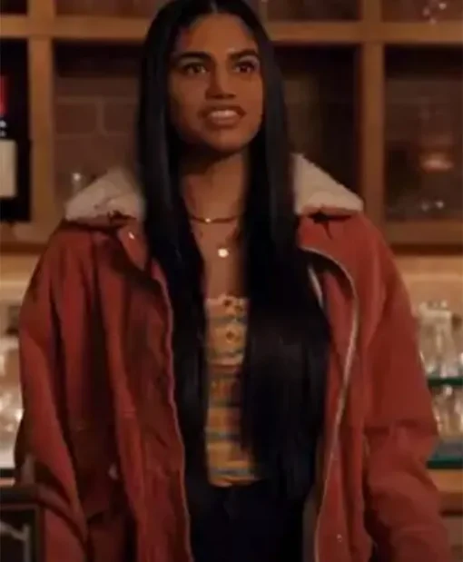 Rebecca Ablack Ginny and Georgia Maroon Jacket