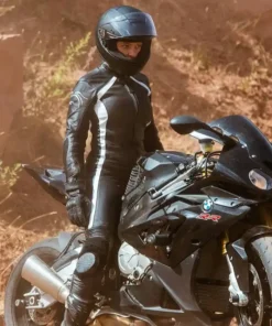 Rebecca Mission Impossible Rogue Nation Real Biker Jacket