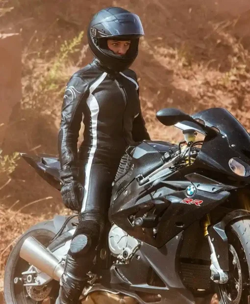 Rebecca Mission Impossible Rogue Nation Real Biker Jacket