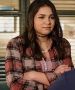 Resident Alien S03 Jay Plaid Cotton Shirt