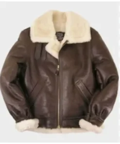 Riccardo Sheepskin SF Brown Leather Fur Jacket