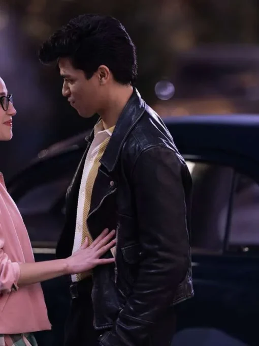 Rise Of The Pink Ladies Johnathan Nieves Grease Leather Jacket sale