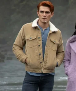 Riverdale Archie Andrews Shearling Collar Brown Cotton Jacket