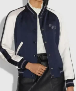 Riverdale Betty Cooper Blue And White Varsity Jacket