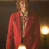 Riverdale Penelope Blossom Red Trench Coat