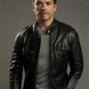 Riverdale S02 Hiram Lodge Black Leather Moto Jacket