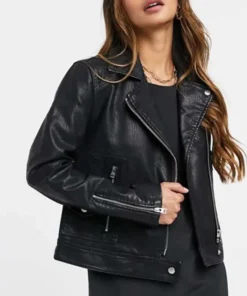 Riverdale S05 Toni Topaz Black Biker Jacket