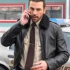 Riverdale Skeet Ulrich Fur Collar Leather Black Jacket