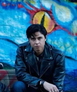 Riverdale Sweet Pea Black Biker Jacket