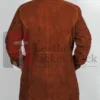 Longmire Sheriff Walt Suede Brown Leather Coat