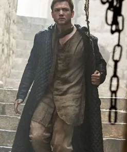 Robin Hood Quilted Leather Coat