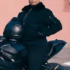 Robyn McCall TV Series The Equalizer Queen Latifah Biker Cotton Black Jacket