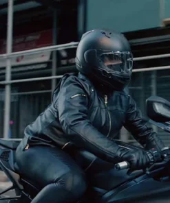 Robyn McCall The Equalizer 2021 Leather Biker Jacket