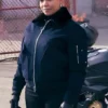 Robyn McCall The Equalizer Cotton Black Jacket