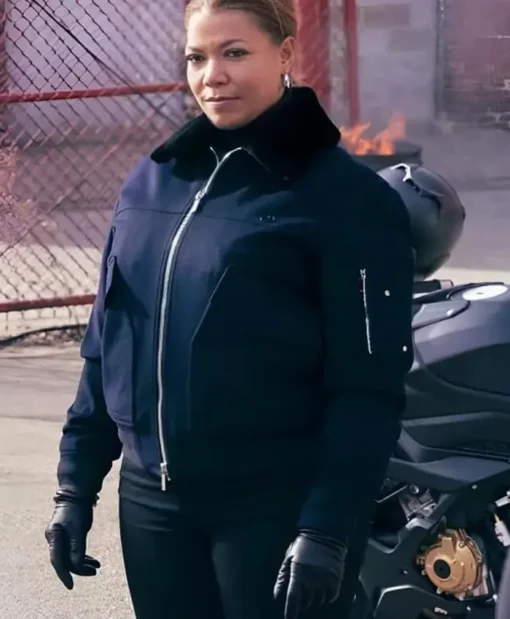 Robyn McCall The Equalizer Cotton Black Jacket