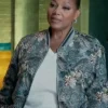 Robyn McCall The Equalizer Flowers Printed Jacket