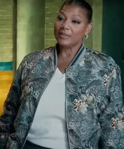 Robyn McCall The Equalizer Flowers Printed Jacket