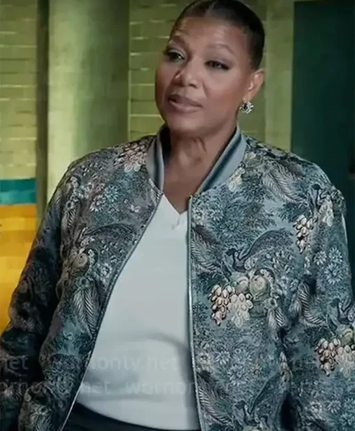 Robyn McCall The Equalizer Flowers Printed Jacket