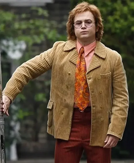 Rocketman Elton John Beige Coat