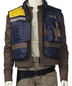 Rogue One A Star Wars Story Diego Luna Blue Vest For Sale