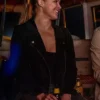 Ronda Rousey 9-1-1 Black Biker Leather Jacket