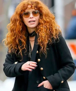 Russian Doll Nadia Vulvokov Black Long Coat