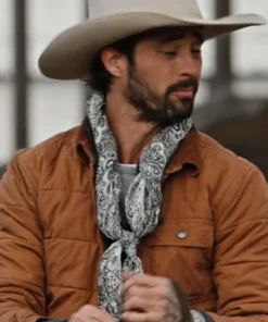 Ryan Bingham Yellowstone Walker S04 Brown Jacket