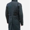 Ryan Gosling Blade Runner 2049 K Leather Trench Coat Back