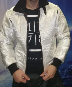 Ryan Gosling Satin Scorpion Drive Jacket