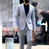 Ryan Gosling The Gray Man Suiting Fabric Formal Grey Suit