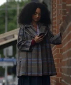 Safe Home Aisha Dee Check Coat