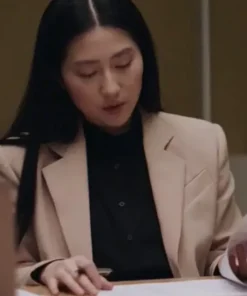 Safe Home S01 Jenny Lee 2023 Beige Blazer