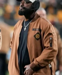 Salute To Service Tomlins Brown Bomber Jacket