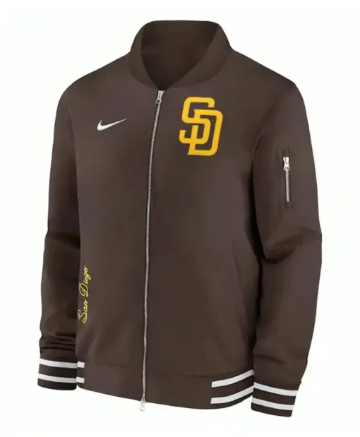 San Diego Padres Vintage Bomber Jacket