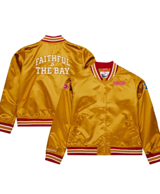 San Francisco 49Ers Faithful to The Bay Golden Bomber Jacket