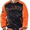 San Francisco Giants Renegade Satin Varsity Jacket