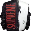 Scarface Al Pacino Black Bomber Leather Jacket back