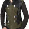 Scarlett Johansson Avengers Infinity War Natasha Romanoff Black Widow Green Cotton Vest