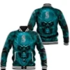 Seattle Mariners Skull Varsity Jacket