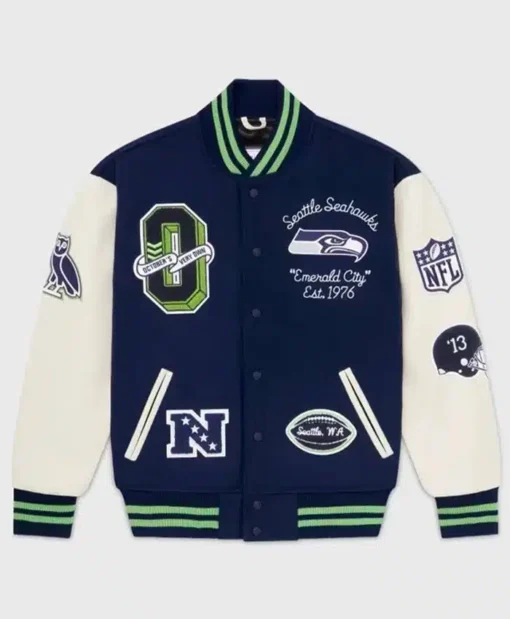 Seattle Seahawks OVO Varsity Jacket