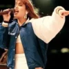 Selena Quintanilla Blue Bomber Cotton Polyester Stage Jacket