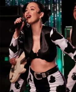 Selena Quintanilla Singer Black Cropped Jacket