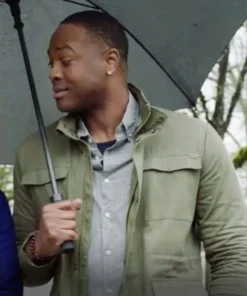 Ser'Darius Blain TV Series Charmed Beige Galvin Burdette Cotton Jacket