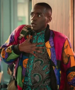 Sex Education S04 Eric Effiong Printed Tracksuit