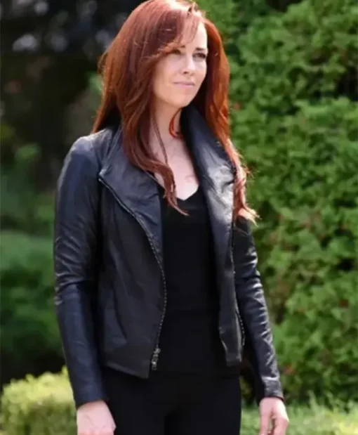 Shadowhunters Jocelyn Fray Black Faux Leather Jacket