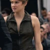 Shailene Woodley The Divergent Allegiant Black Leather Vest