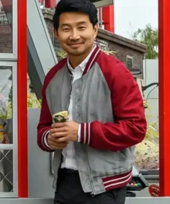 Shang Chi Simu Liu Red Bomber Jacket