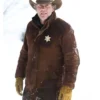 Sheriff Walt Longmire Suede Leather Coat sale
